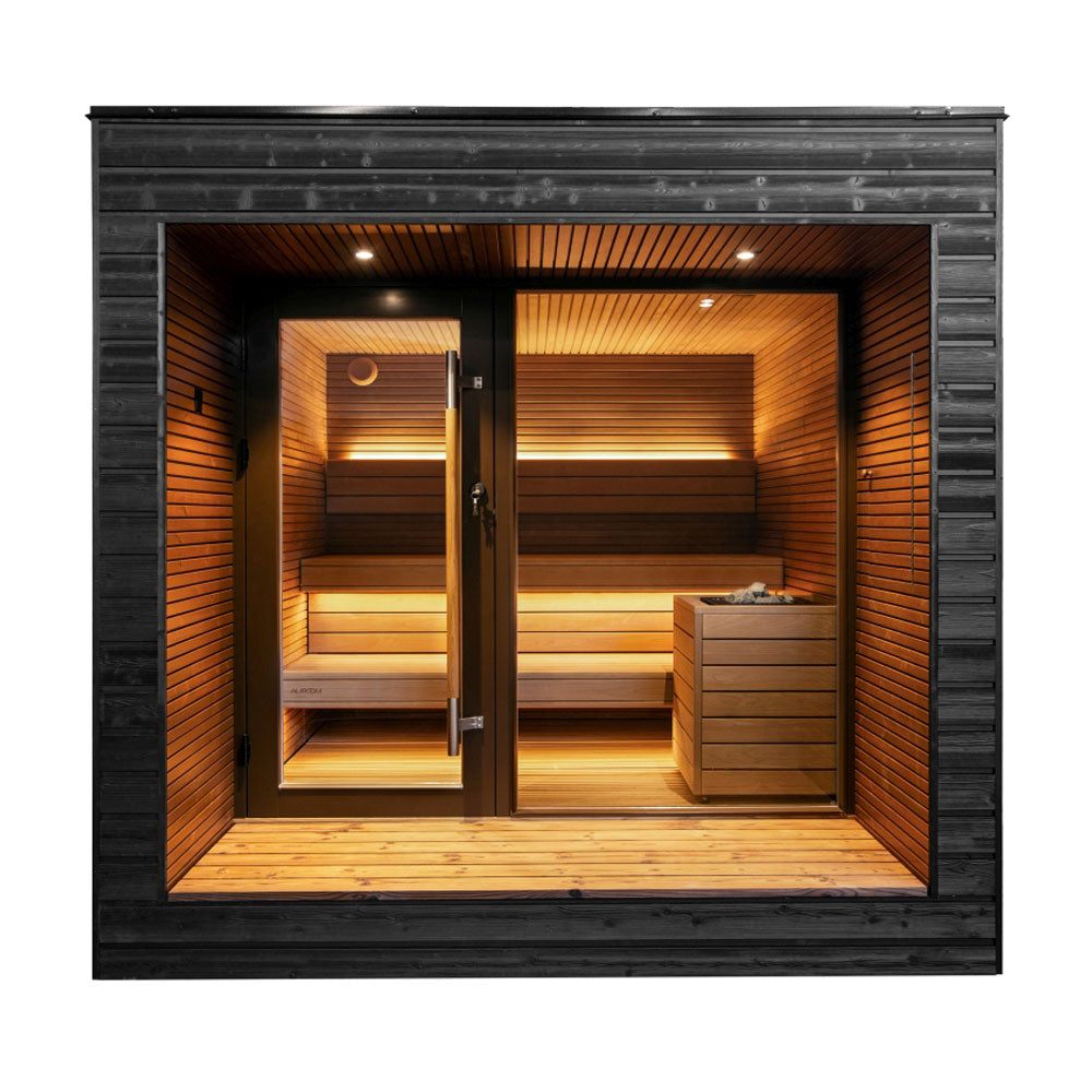 Auroom Arti Outdoor Cabin Sauna imported to US