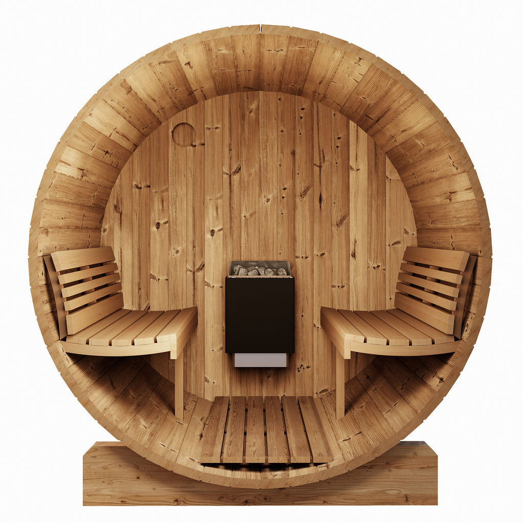 SaunaLife Model E6 Sauna Barrel imported to US