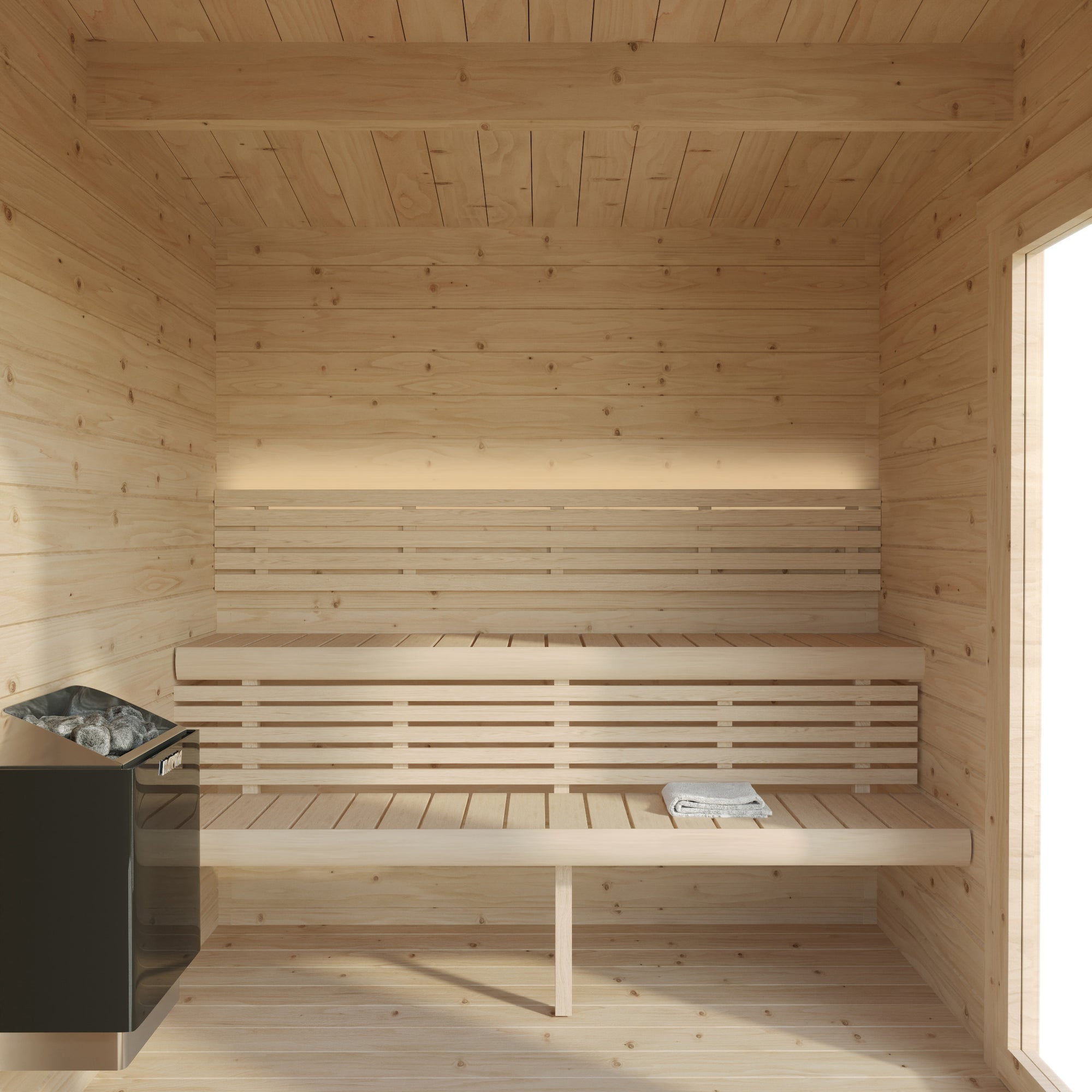 SaunaLife Model G4 Outdoor Home Sauna Kit imported to US