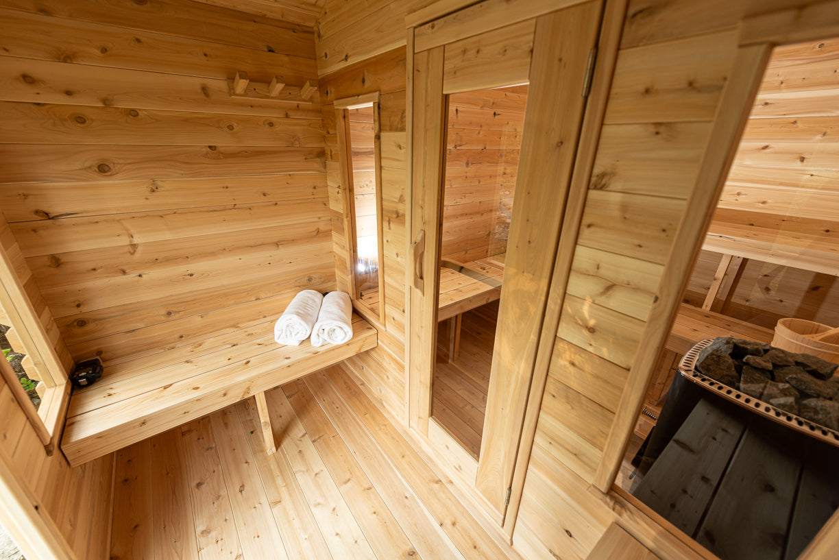 CT Georgian Cabin Sauna with Changeroom