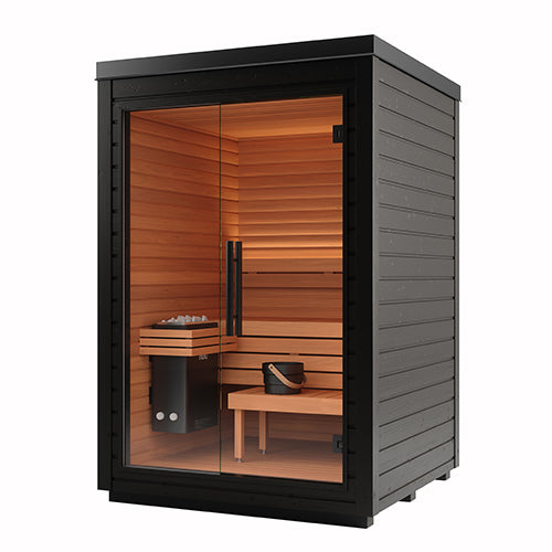 Auroom Mira S Cabin Sauna Kit Black imported to US
