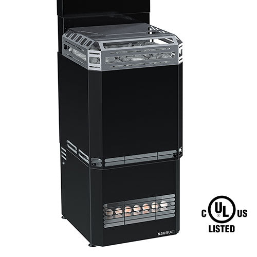 Saunum Air Black L 15KW + WiFi and Rocks