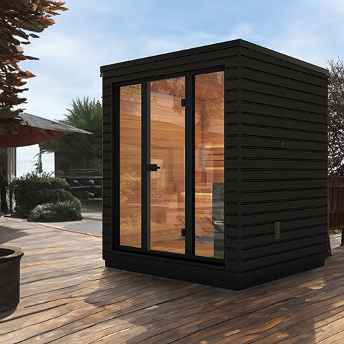 Saunum Classic Mini Outdoor Sauna Cabin imported to US