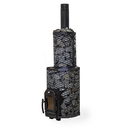 Cozy Heat Sauna Stove with Rocks imported to US