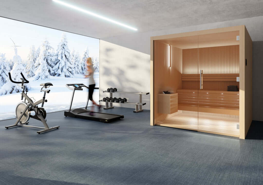 Auroom Libera Glass Indoor Sauna