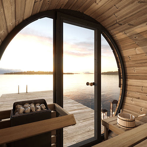 SaunaLife Model EE6G Sauna Barrel imported to US