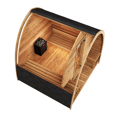 SaunaLife Model G3 Outdoor Home Sauna Kit imported to US