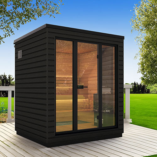Saunum Classic Mini Outdoor Sauna Cabin imported to US