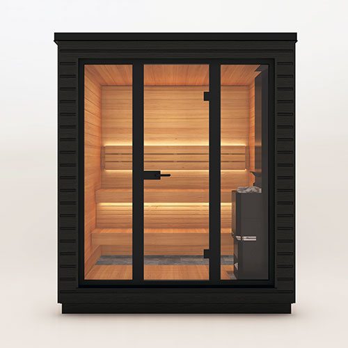 Saunum Classic Mini Outdoor Sauna Cabin imported to US