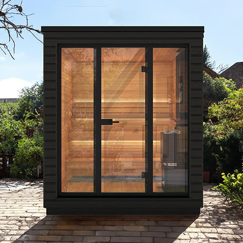 Saunum Classic Mini Outdoor Sauna Cabin imported to US